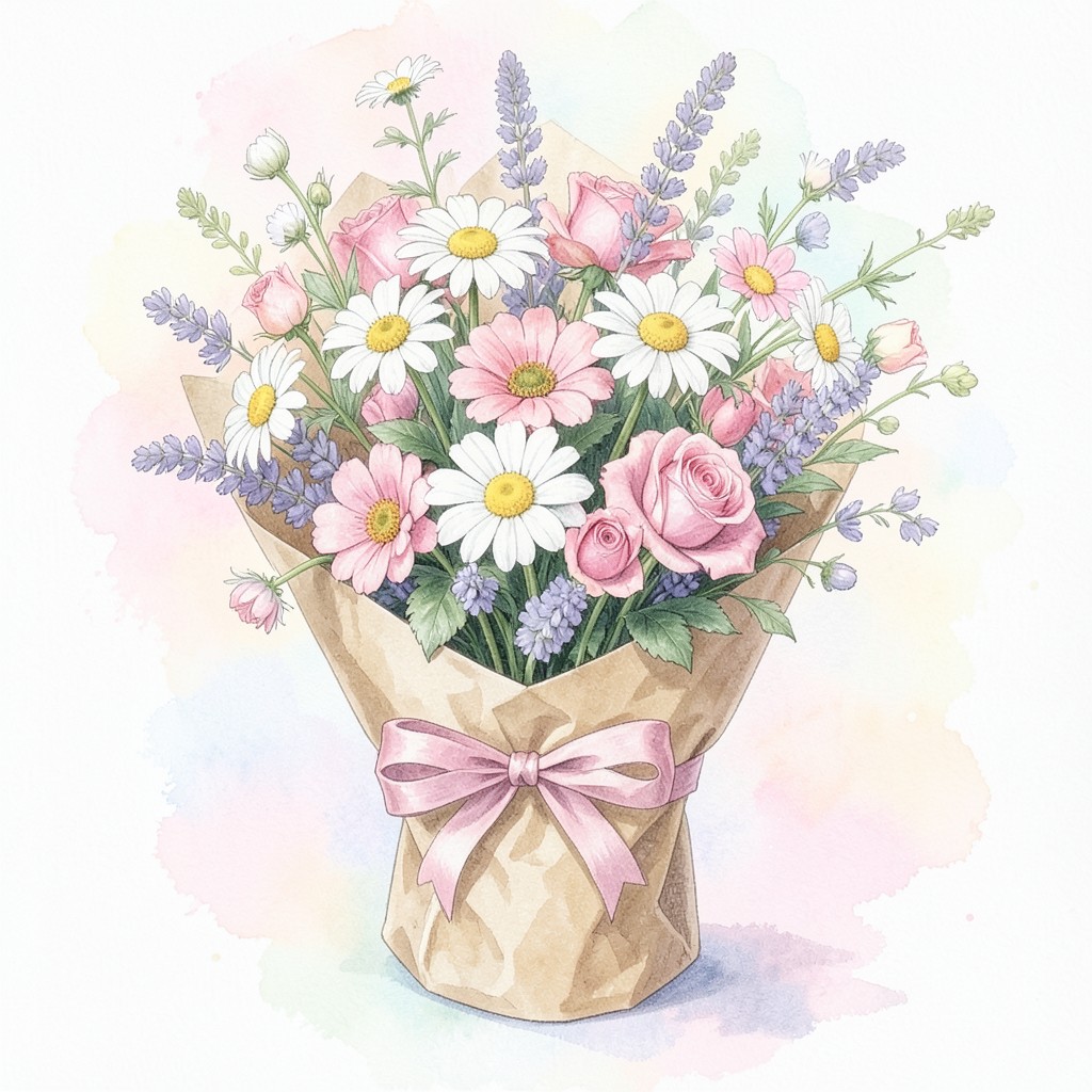 Bouquet pour Tatie Lydie